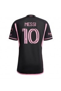 Inter Miami Lionel Messi #10 Jalkapallovaatteet Vieraspaita 2024-25 Lyhythihainen